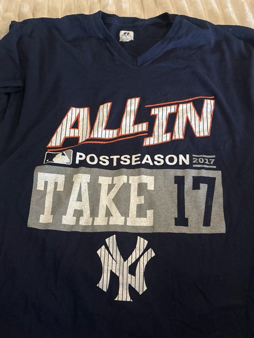 Russell Athletic Navy 'All In' Postseason Graphic Tee